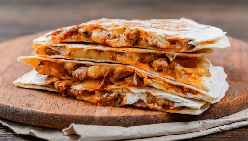 Quesadillas à la viande hachée