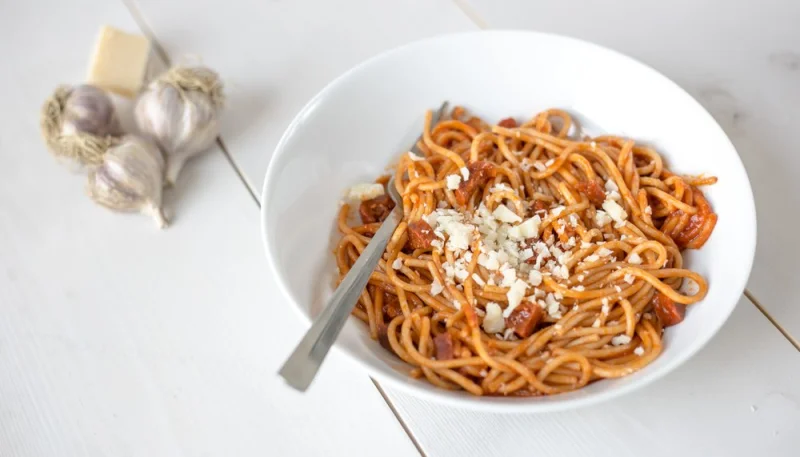 Spaghetti au chorizo