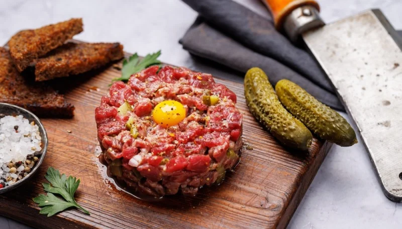 Tartare de boeuf maison