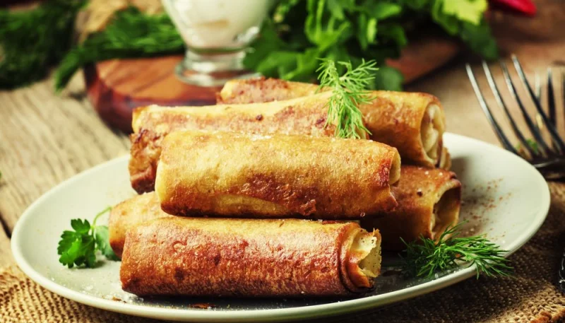 Crêpes farcies au poulet