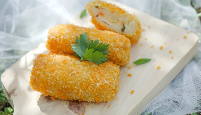 Croquettes de purée et de poulet