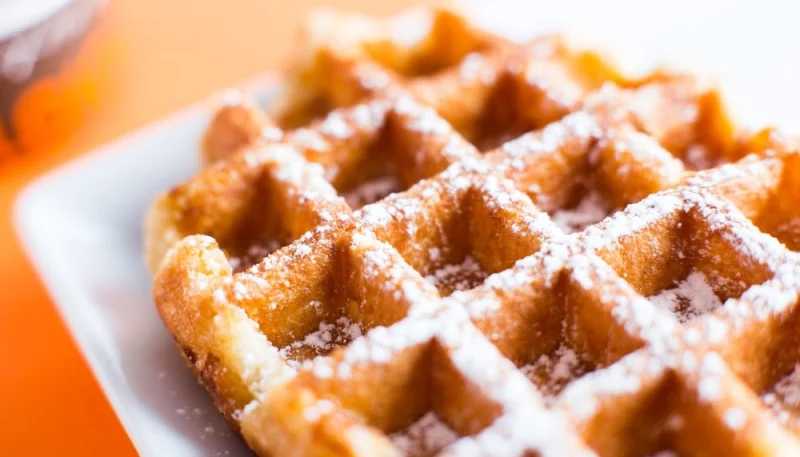 Gaufres croustillantes à la vanille
