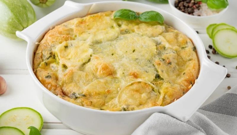 Gratin de courgettes au parmesan