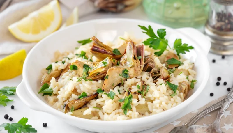 Risotto aux artichauts