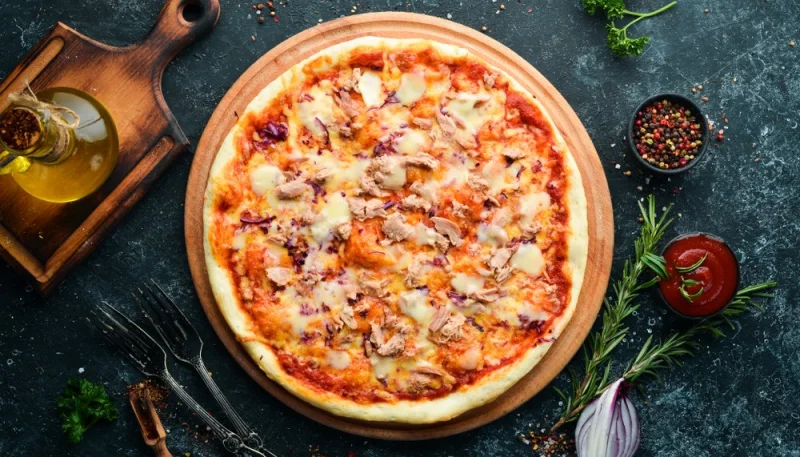 Tarte au thon et aux champignons
