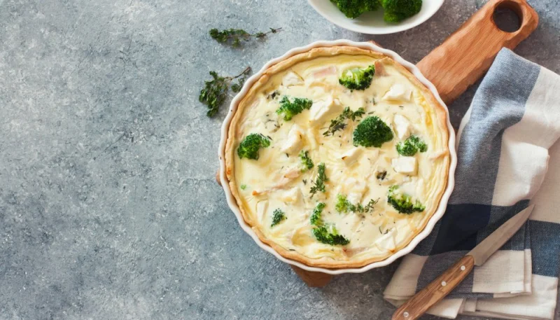 Tarte brocoli mozzarella