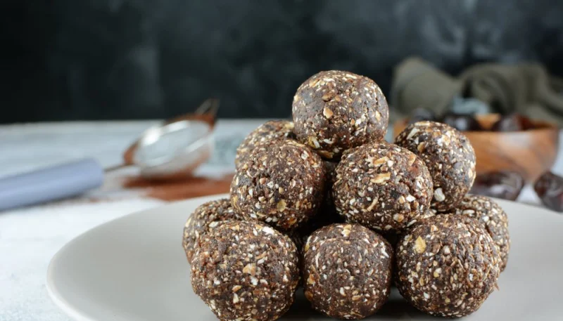Energy balls au beurre de cacahuètes