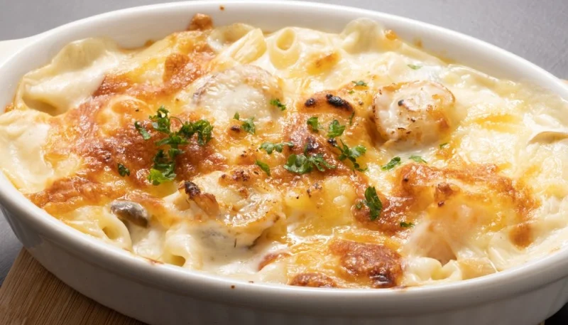Gratin de gnocchis aux 3 fromages