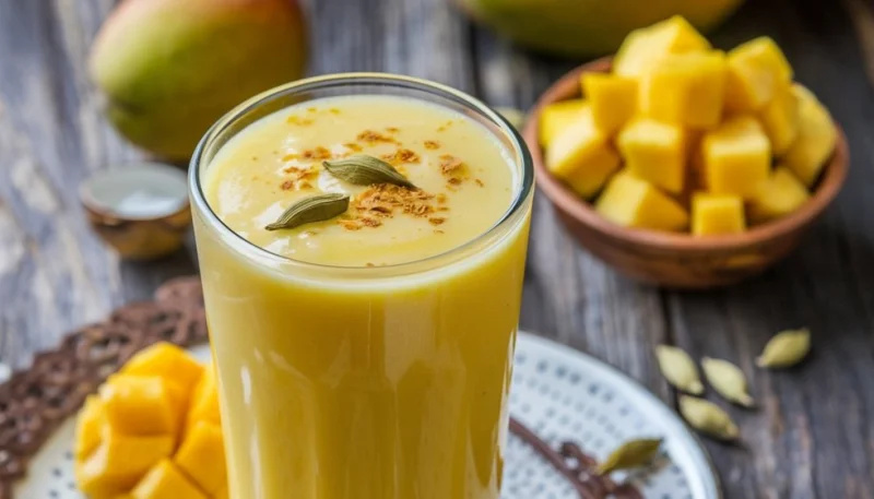 Lassi à la mangue et cardamome
