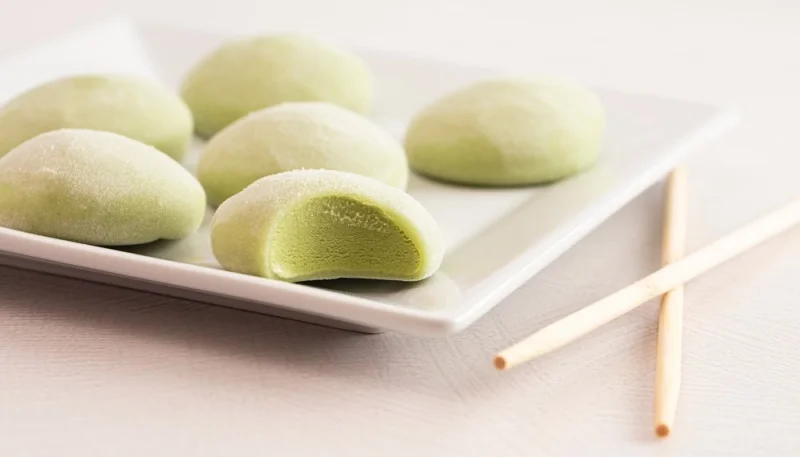 Mochis au thé matcha