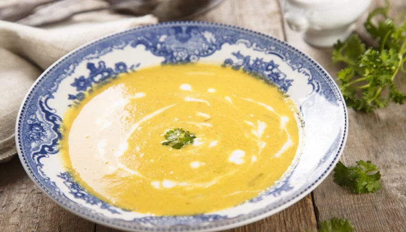 Velouté de carottes au lait de coco