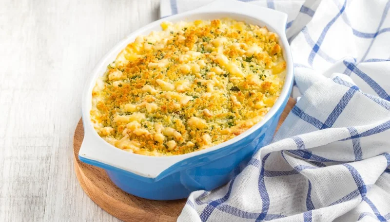 Crumble de poireaux et chèvre frais