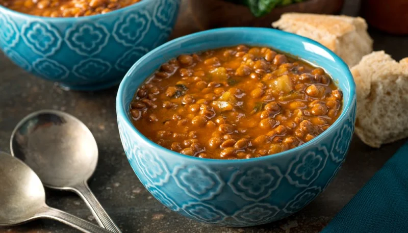 Curry de lentilles à la tomate