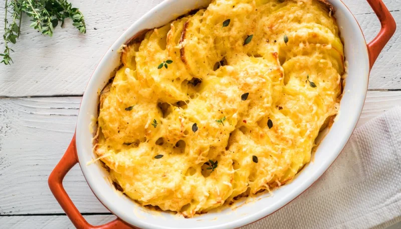 Gratin de pommes de terre au comté