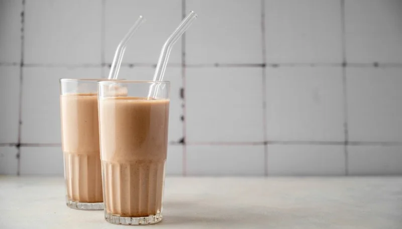 Lait frappé au chocolat