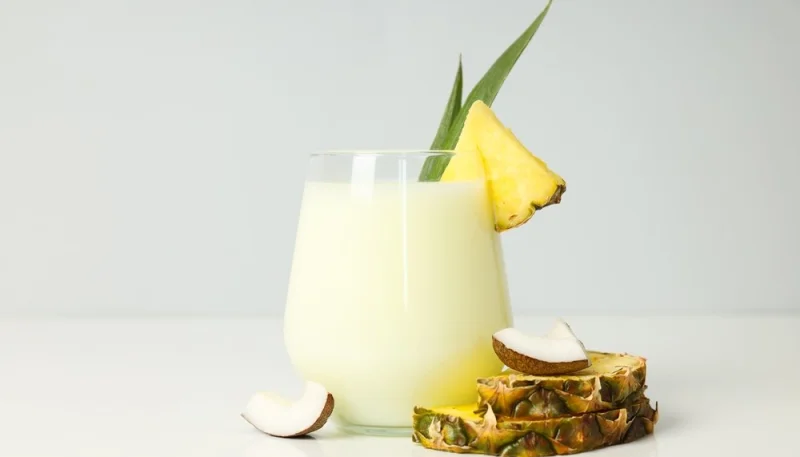 Smoothie coco et ananas