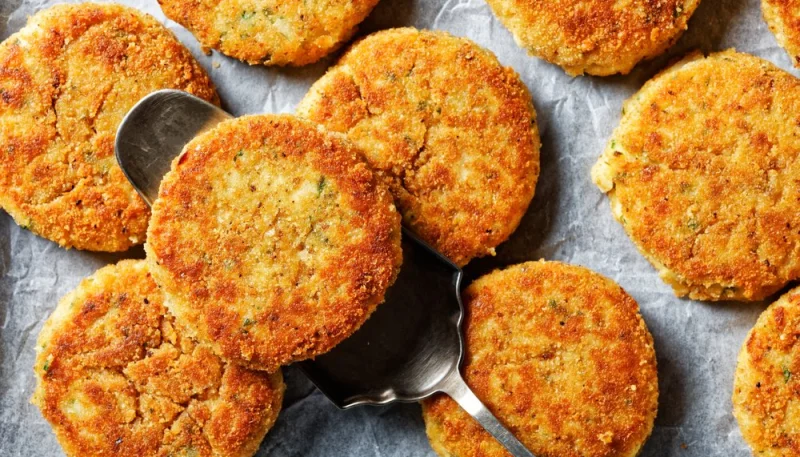 Galettes de quinoa et légumes râpés