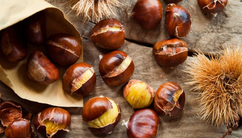 Marrons au four