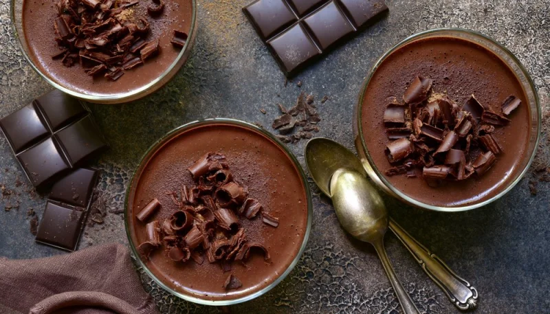 Mousse au chocolat noir intense