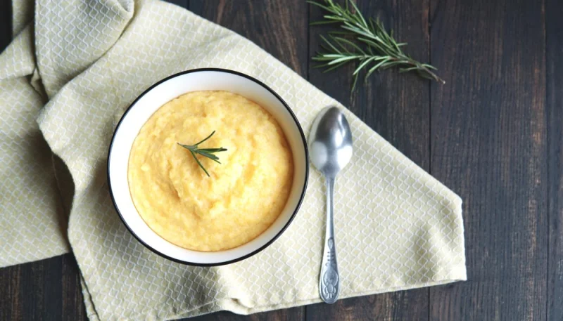 Polenta crémeuse au parmesan