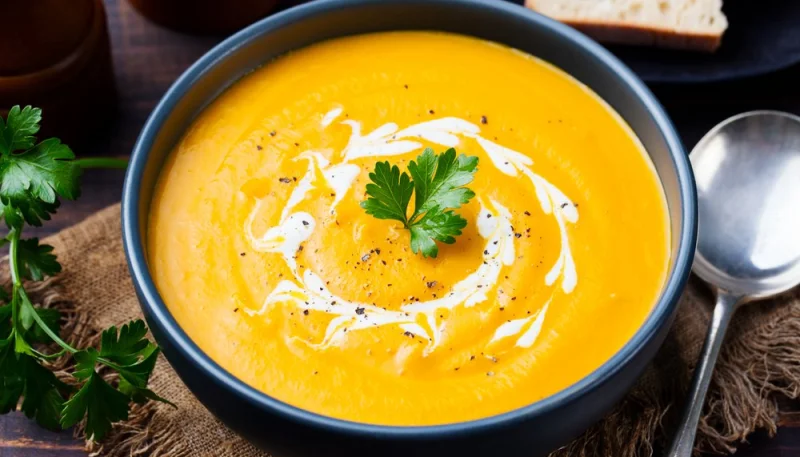 Soupe de potiron à la crème