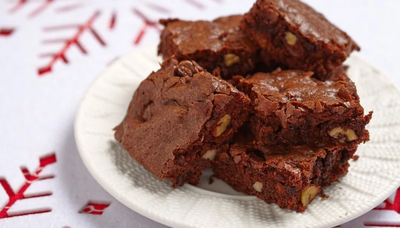 Brownie au chocolat et noix de pécan