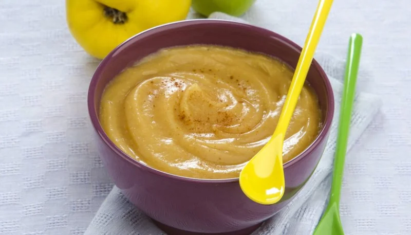 Compote de pommes et coings maison
