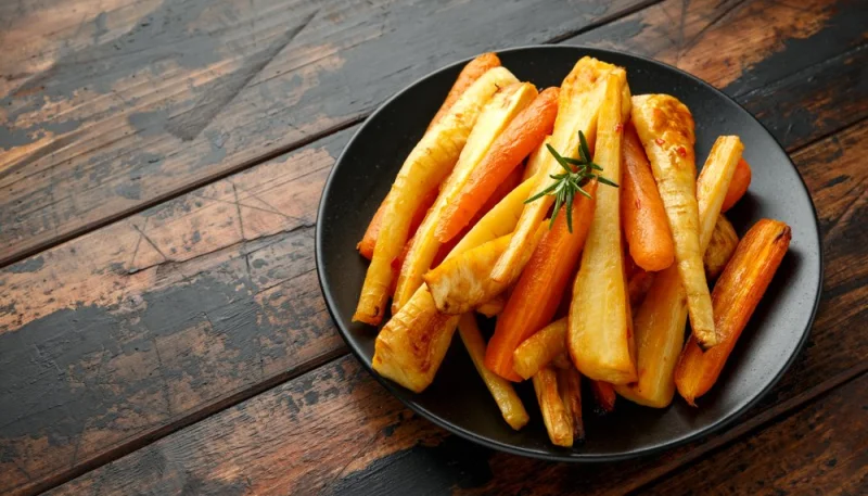 Frites de panais au four
