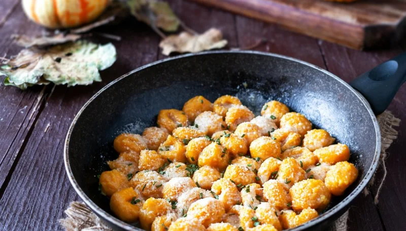 Gnocchis maison à la courge et parmesan