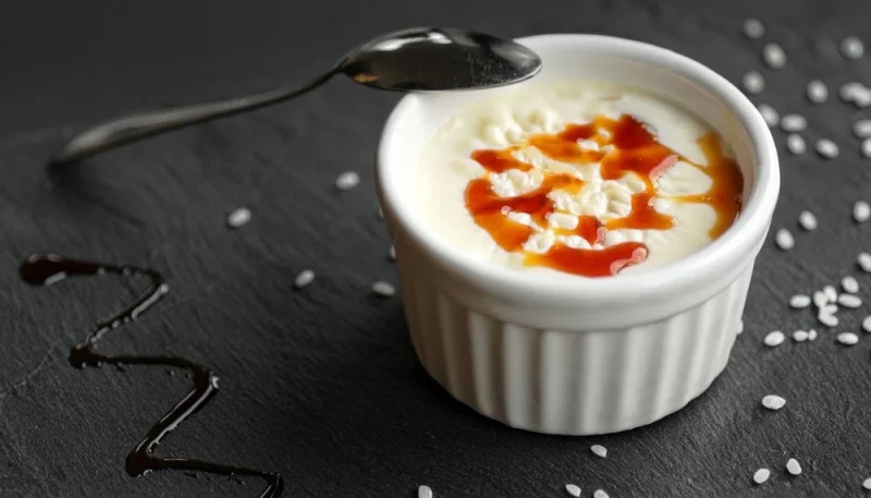 Riz au lait au caramel beurre salé