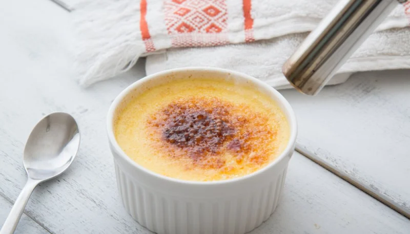 Crème brûlée au caramel