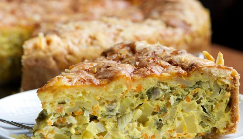 Gâteau de légumes racines au parmesan