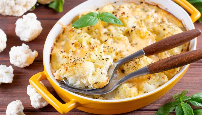 Gratin de chou-fleur au parmesan