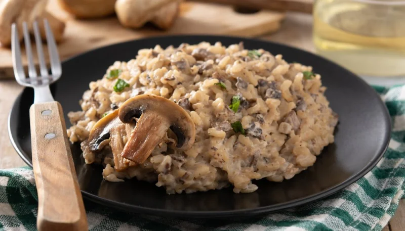 Risotto crémeux aux cèpes