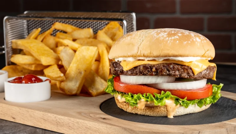 Burger maison gourmand