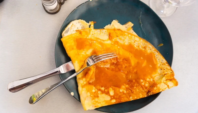 Crêpes sucrées au caramel beurre salé