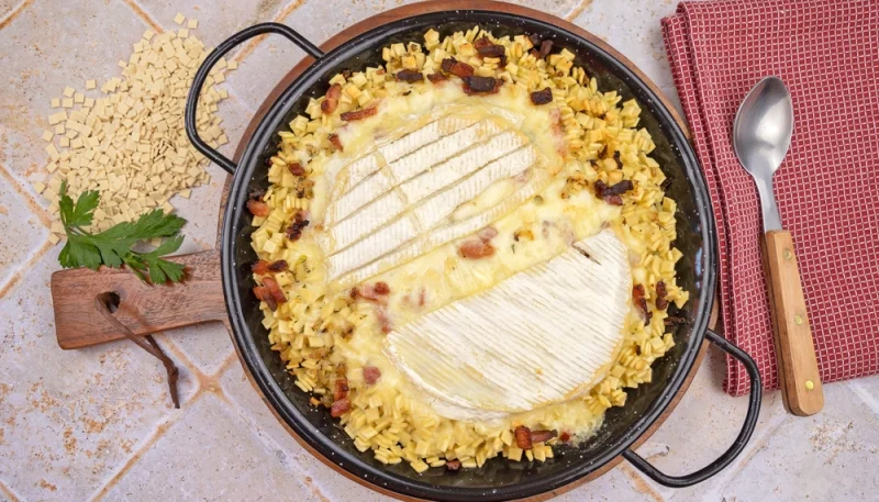 Croziflette aux lardons et reblochon fondant