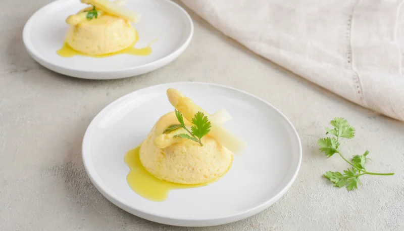 Flan d'asperges