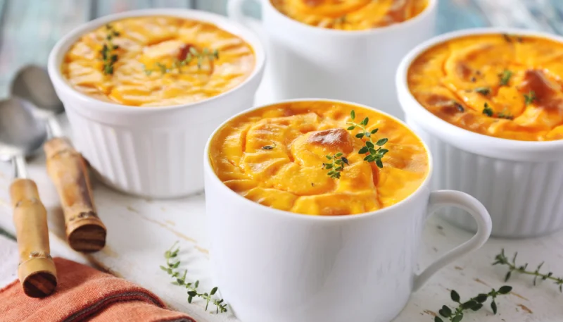Flan de carottes fondant au thym