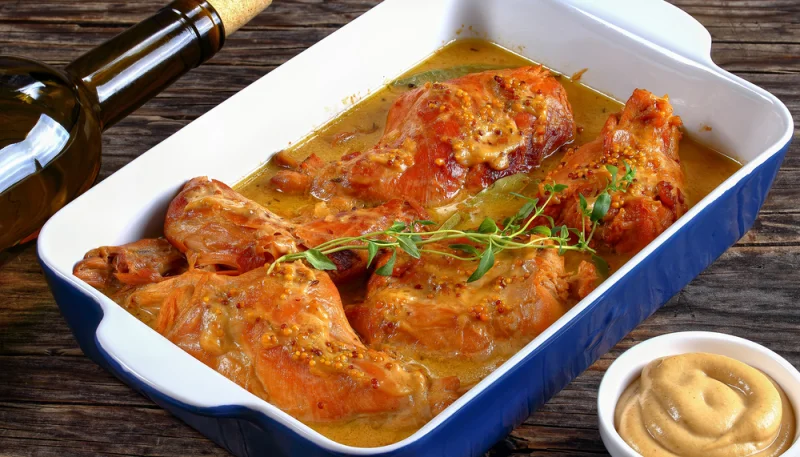Lapin à la moutarde