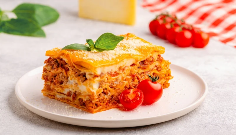 Lasagnes traditionnelles à la sauce bolognaise