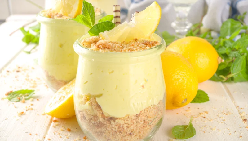Mousse au citron et spéculoos