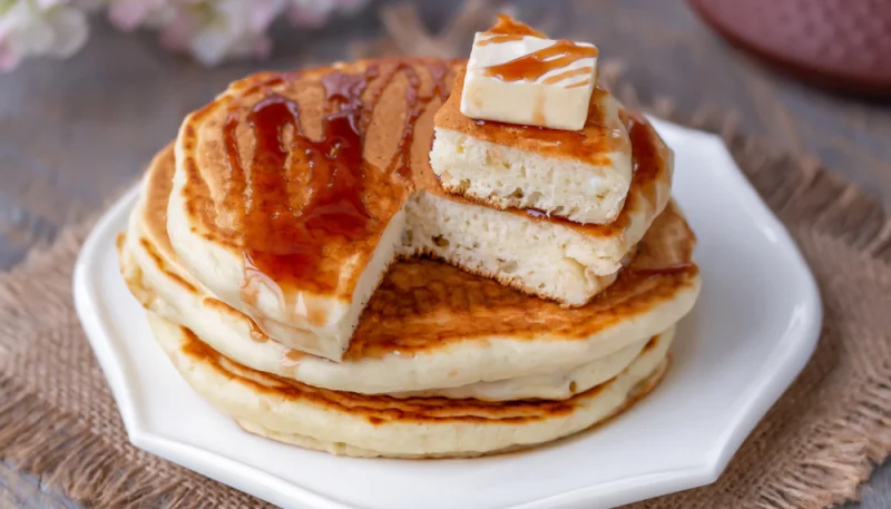 Pancakes moelleux au sirop d’érable