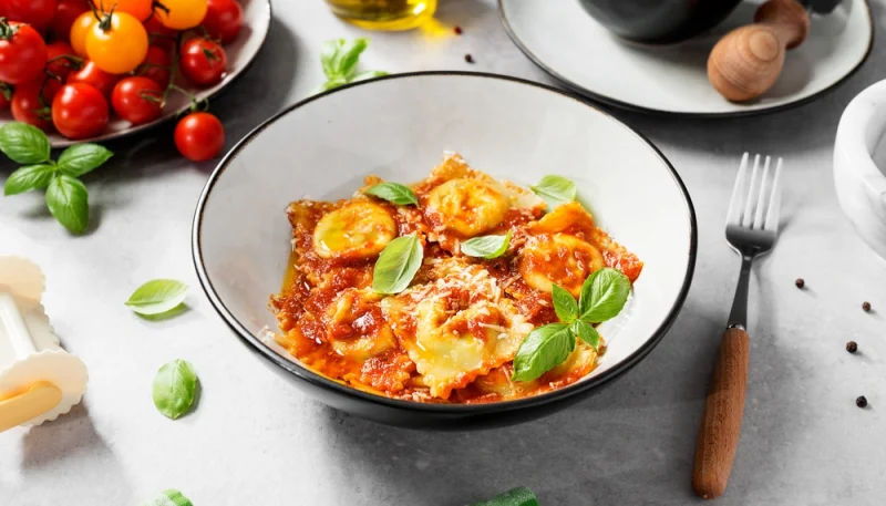 Raviolis maison épinards & ricotta