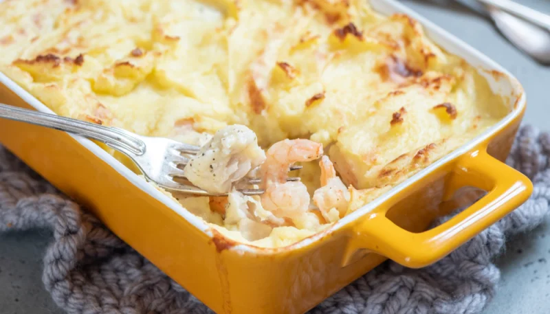 Gratin de poisson et pommes de terre