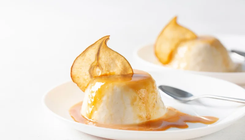 Panna cotta aux poires