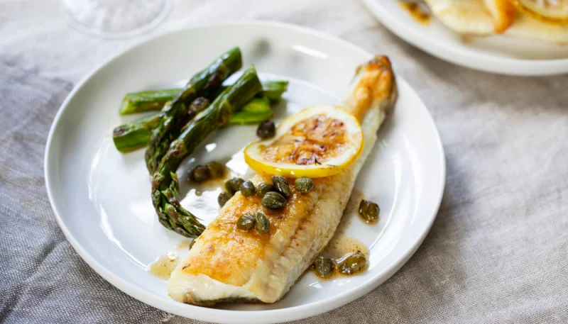 Sole meunière au citron