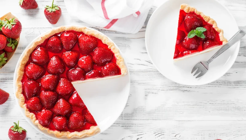 Tarte aux fraises et crème pâtissière maison