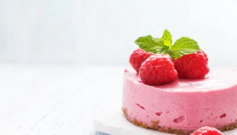 Bavarois Ă  la framboise IG basđ â Dessert lĂ©ger et sans sucre pour diabĂ©tique