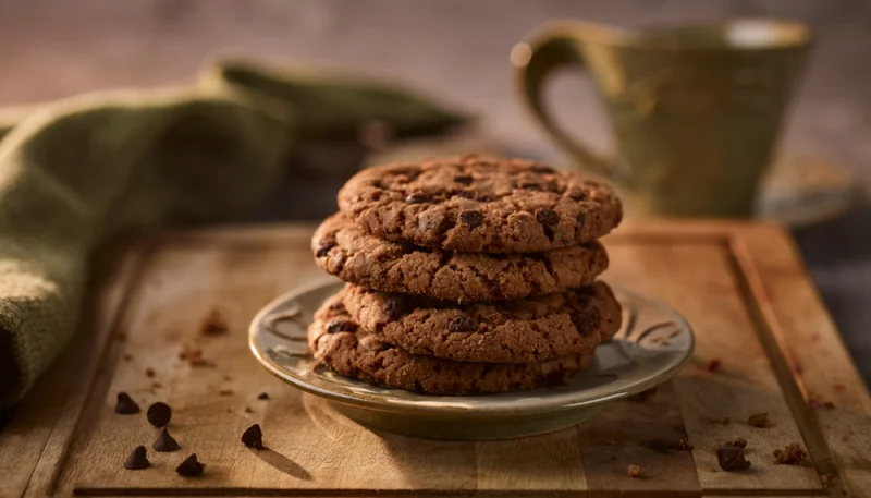 Cookies aux flocons d’avoine et pépites de chocolat
